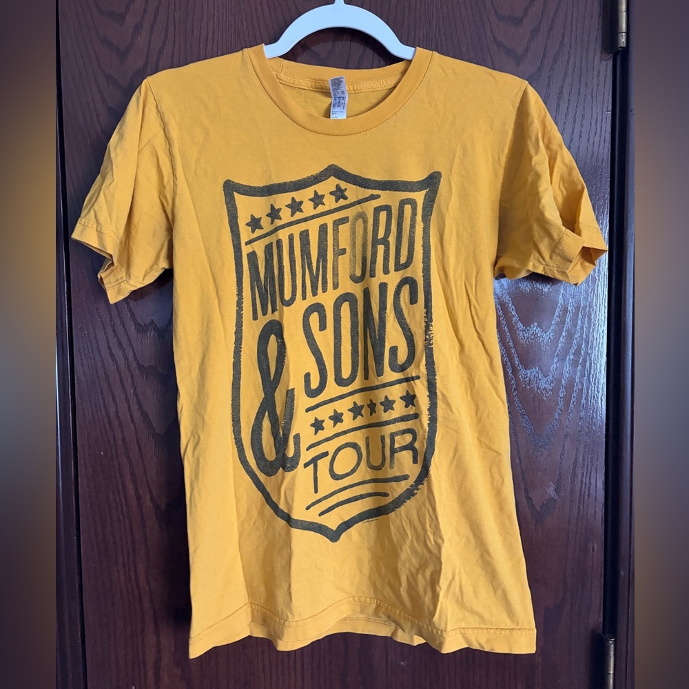 Mumford & Sons tour band tee